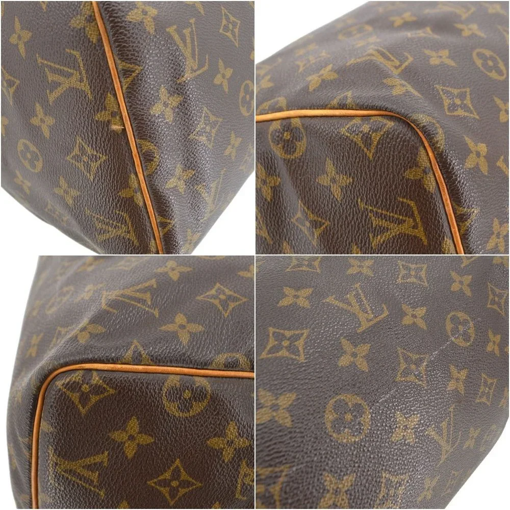 Louis Vuitton Brown Monogram Speedy 30 Top-Handle Bag